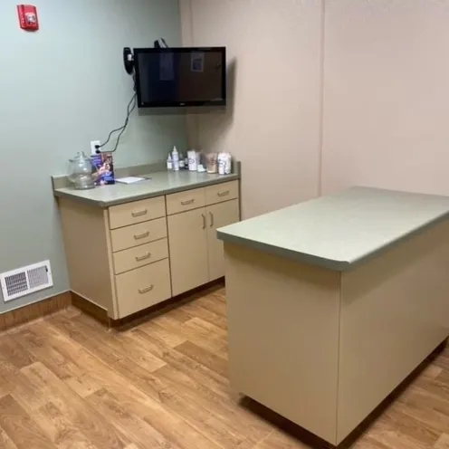 Veterinary Exam room with table 